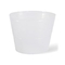 Pp-Tulp 25cm de Vloer Boughpot van Dia White Plastic Nursery Pot 8L