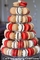 2017 van de de Torentribune van Macaron van de Voedselrang toren van de Tribune Plastic Macaron van Macaron de Duidelijke nieuw met Ce-certificaat