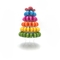 Toren 6 van Eiffel Tribune van Rij de Plastic Macaron de Verpakking van Macaron van de 10 Duimluxe