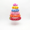 Toren 6 van Eiffel Tribune van Rij de Plastic Macaron de Verpakking van Macaron van de 10 Duimluxe