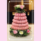Stapelbare 10 Laag Plastic Macaron die 0.8mm de Toren van de Kerstboommacaron van pvc verpakken