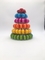 6 Tier Wit 1mm Plastic Macaron Verpakking Macaron Bruiloft Display