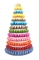 Duidelijke Macaron-Transparante Rekupereerbare Plastic Rij 10 van de Vertoningstoren voor Huwelijkspartij