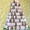 Zwarte 9 die Rijblaar Plastic Macaron Geschikte Macarons-Torentribune verpakken