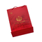 Giftvakje Rode Luxe Stijve Document Zak Verpakkingsdouane Logo For Tea Chocolate
