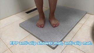 EPP antislip douchemat, antislipmat. Geschikt voor gebruik in doucheruimtes thuis, hotels, keukens,