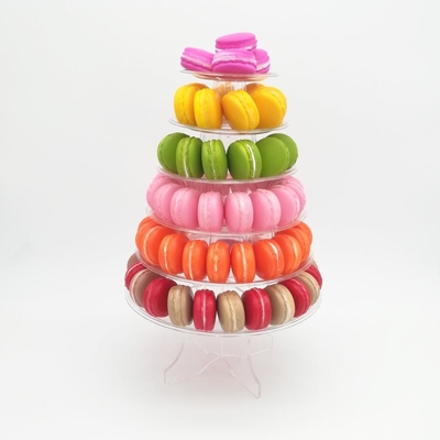 6 lagen Macaron Toren 10 lagen Macaron Toren Stand met acryl bodem