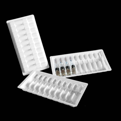 10ml de Witte Plastic Blaar die van de drugfles APET Vial Holder Tray verpakken