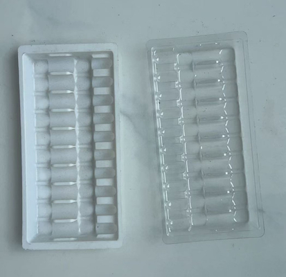 5 ml 10 ampullen fles met water licht injectievaccin middelsteun plastic buitenverpakking, 5 ml medische blisterdoos groothandel