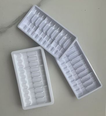 Custom 3ml Ampoule Packaging Tray - Cardboard, 14.3x7.3cm