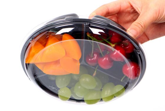 Persoonlijk ontworpen recyclebare PET-fruitverpakkingsdoos met warmteverzegeling voor transparante fruitopslag
