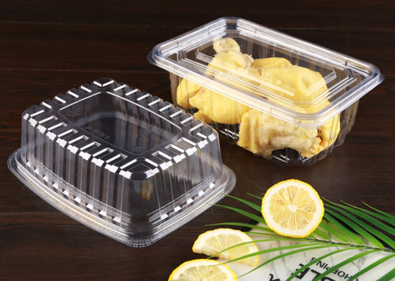 Customizable Recyclable Macaron Packaging Box with Heat Sealing for Disposable Fruit Packaging