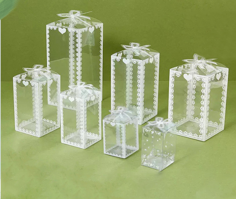 Verpakkingsdoos / PET-transparante verpakkingsdoos, PP-plastiek cadeaubon, koekjesdoos, zeepdoos, aanpassing