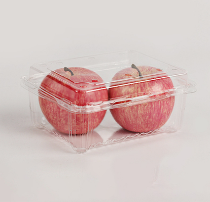 Groothandel wegwerpfruitdoos met transparante deksel en dikke plastic blisterverpakking voor het afhalen van fruitsnijdozen, op maat gemaakt