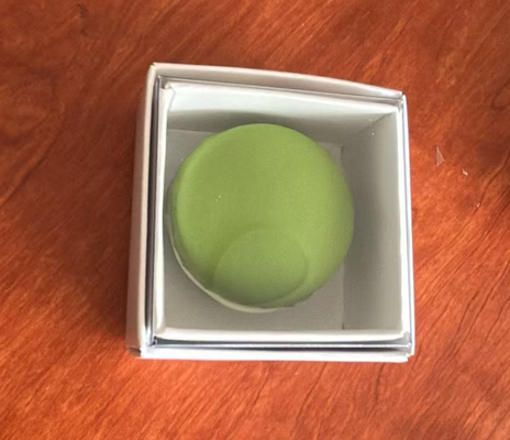 Eco-vriendelijke transparante macaronverpakking met op maat gedrukt voor de stand en cadeaubon