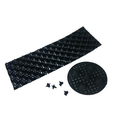 20cm Dia 0.7mm Met een laag bedekt niet van de Luchtpotten van pvc Plastic Chemisch afbreekbare Potten van de Polymeren Zwarte Lucht