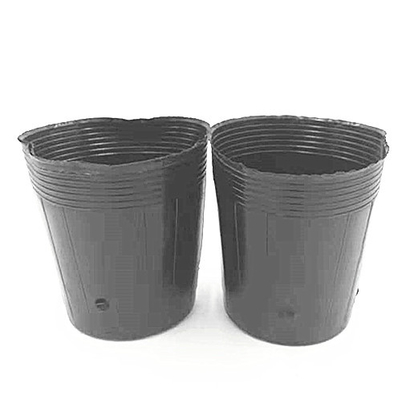 HDPE-plastiek kinderpot uienzaad zwart potten voor kas