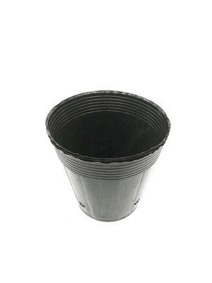 Persoonlijke grootte Zwart PVC PS Plastic zachte bloemenvoeding pot voor het planten