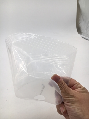 Zachte en dunne plastic kinderpot transparante en zwarte kleur
