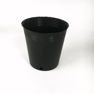Zwarte kleur Grote plastic bloempot Tuin Verouderingsbestendige
