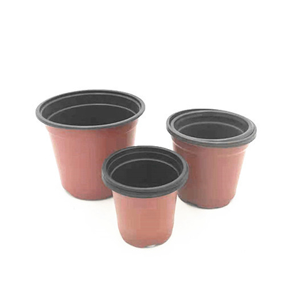 Eenmalige dubbelkleurige bloempot voor kas en tuin