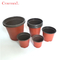Woonkamerpalm 5.5cm het Openen Dia Mini Plastic Pots Indoor Plant Hoge Potten 5cm