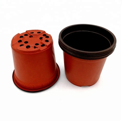 PP zon 15 cm breed Plastic bloempotten 12 drainage gaten