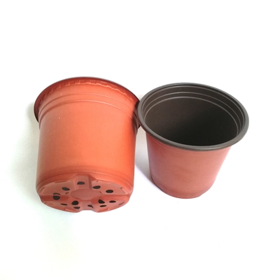 Dubbelkleurige plastic kwekerijpot voor bloemen / groene planten