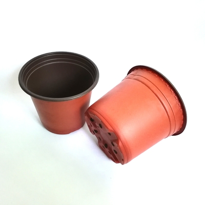 Dubbelkleurige plastic kwekerijpot voor bloemen / groene planten