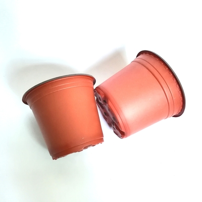 Dubbelkleurige plastic kwekerijpot voor bloemen / groene planten