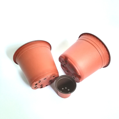 Dubbelkleurige plastic kwekerijpot voor bloemen / groene planten