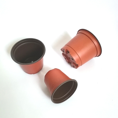 Dubbelkleurige plastic kwekerijpot voor bloemen / groene planten