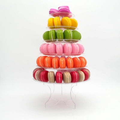6 lagen Macaron Toren 10 lagen Macaron Toren Stand met acryl bodem