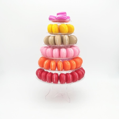 6 lagen Macaron Toren 10 lagen Macaron Toren Stand met acryl bodem