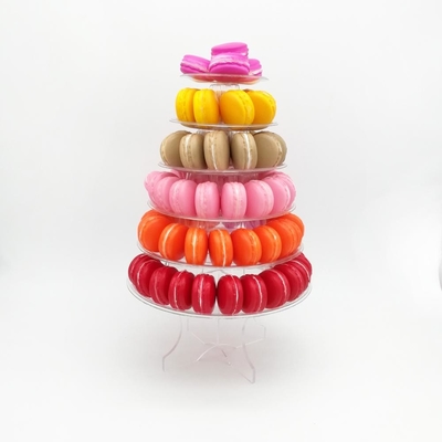 6 lagen Macaron Toren 10 lagen Macaron Toren Stand met acryl bodem