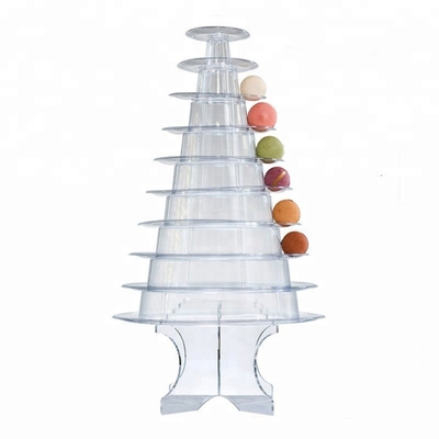 Nieuw ontwerp 10 Tier Macaron Toren Wegwerptasje