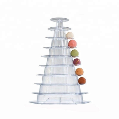Nieuw ontwerp 10 Tier Macaron Toren Wegwerptasje
