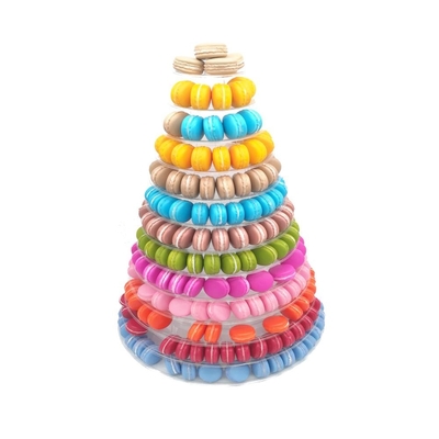 Nieuwe Macaron Tower Piramide 13 Tier Plastic Macaron Tower Display Stand