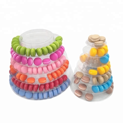 Nieuwe Macaron Tower Piramide 13 Tier Plastic Macaron Tower Display Stand