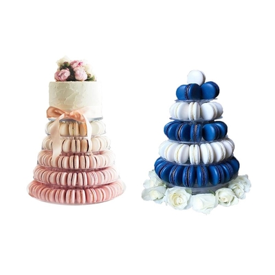 6 Tier Clear Blister Macaron Tower Voor taartversiering