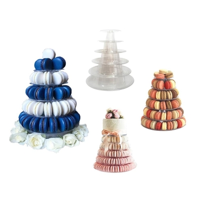6 Tier Clear Blister Macaron Tower Voor taartversiering