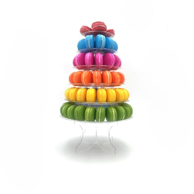 6 Tier Clear Blister Macaron Tower Voor taartversiering
