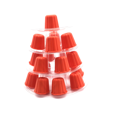 Duidelijk 4 Tier Canele Display Stand For Cake Shop Bakkerij