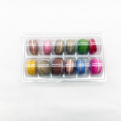 Herbruikbare kunststofclamshell Macaron Tray Blister Procestype