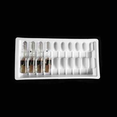 Hoogwaardige Plastic Ampules Tray 1ml 2ml 5ml 10ml Plastic Clear Blister Packaging Vials Blister Tray Box