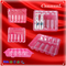 Transparant 0.5mm pvc Plastic Tray Packaging 3ml Vial Plastic Medical Tray