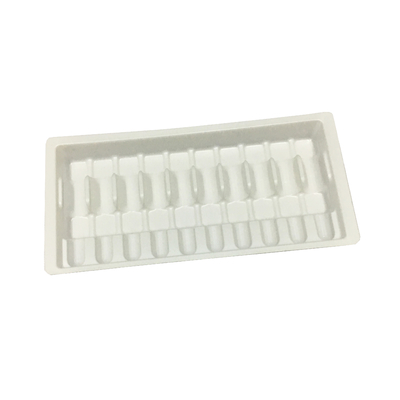 Witte Plastic Ampuulbak Verpakking 10 ml Glas Vialbakken Plastic Ampuuldoos