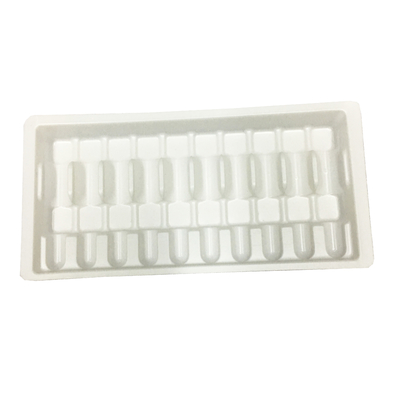 Witte Plastic Ampuulbak Verpakking 10 ml Glas Vialbakken Plastic Ampuuldoos