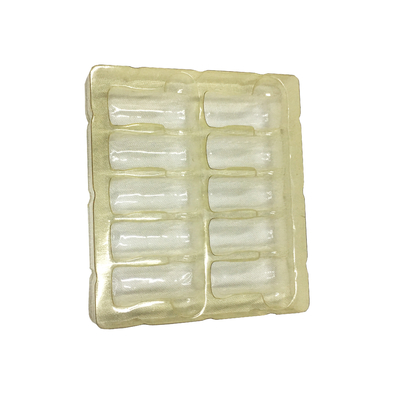 Witte Plastic Ampuulbak Verpakking 10 ml Glas Vialbakken Plastic Ampuuldoos