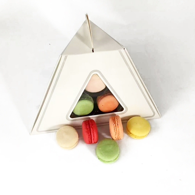 Paper Macaron Packaging Tower Hold 9 Pcs 2 Tiers Macaron Tower